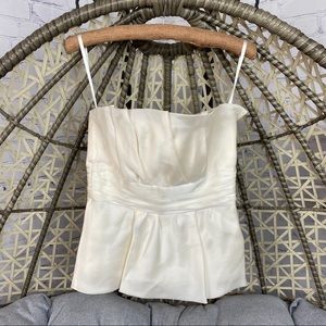 White House Black Market Bustier Top - White